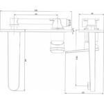 Месингов смесител за вграждане ICF 592053W - Image 4