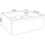 Плот за баня от PVC ICP 6023-1 - Image 3