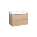 Долен конзолен PVC шкаф Inter Ceramic 6037-75 BELLINI – влагоустойчив модел с модерен вид