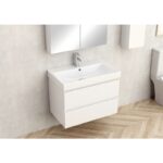PVC ШКАФ AKADIA-75 6038-75W+УМИВ. 5953W-76CM - Image 2