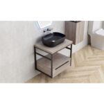 Долен конзолен PVC шкаф Inter Ceramic ICP 6056-020 КАЛИТЕА – устойчивост, стил и лекота