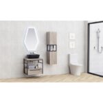 Долен конзолен PVC шкаф Inter Ceramic ICP 6056-020 КАЛИТЕА – устойчивост, стил и лекота - Image 2