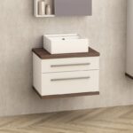 Долен конзолен PVC шкаф за баня Inter Ceramic ICP 6144-2 - съчетание от дизайн и практичност