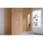 Смесител за вграждане за душ Inter Ceramic 634503C CATARINE CHROME - дизайнерски смесител за душ - Image 3