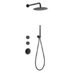 CATARINE MATT BLACK СМЕСИТЕЛ ЗА ВГРАЖДАНЕ ЗА ДУШ 634503MB