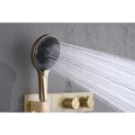 BIAGIO BRUSH GOLD СМЕСИТЕЛ ЗА ВГРАЖДАНЕ ЗА ДУШ 634577 BRUSH GOLD - Image 4