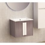 Долен конзолен PVC шкаф за баня Inter Ceramic ICP 6451-2 – качество и модерен дизайн