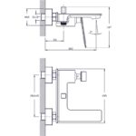 Месингов смесител за вана Inter Ceramic ICF 6455155 ЕЛЛА - елегантен и функционален - Image 2