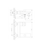 Смесител за вана и душ  ICF 6456153W/БЕЗ А-РИ ХАНА - Image 3