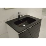 Долен конзолен PVC шкаф за баня Inter Ceramic ICP 6555 B "ЕНИЯ" – Практичен дизайнерски шкаф - Image 2