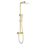 Тръбно окачване Inter Ceramic ICT 6891BRUSH GOLD - Луксозен златен акцент за банята