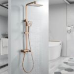 Тръбно окачване Inter Ceramic ICT 6891BRUSH ROSE GOLD - розово злато за модерна баня - Image 2