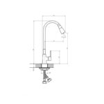 Месингов смесител HAVANA ICF 7108223 GG - Image 2