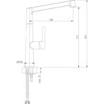 Месингов Смесител за кухня Inter Ceramic ICF 7164045 - модерен дизайн и плавно управление - Image 3