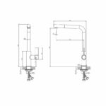 Смесител за кухненски умивалник ICF 718650 BLACK - Image 3