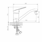 Смесител за умивалник  ALFI ICF 7251123 - 15 - Image 3