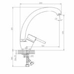 Месингов Смесител »  КРИСТИ  ICF 7258290 7313 - Image 2