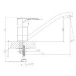 Смесител за умивалник " Runde" ICF 7531320C-15 - Image 3