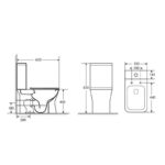 Моноблок Inter Ceramic 7837P UF SLIM ELETTRA - иновативна хигиена и модерен дизайн - Image 3