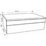 Плот за баня от PVC  ICP 8020-3 - Image 4