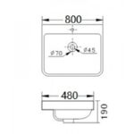 Умивалник  ICC 8048-2NEW - Image 2