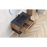 Долен конзолен PVC шкаф за баня Inter Ceramic ICP 8050-039 СИМОН - елегантен и практичен - Image 2