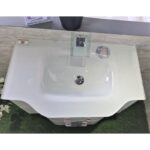 Долен конзолен PVC шкаф за баня ICP 8080W - Image 3