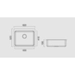 Гранитна мивка ICGS 8106 - Image 2