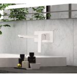 Месингов смесител за вграждане Inter Ceramic ICF 8110191MW ЕЛИНОР WHITE MATT - модерна визия и надеждност