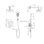 СЕТ ЗА ВГРАЖДАНЕ 2В1 / 3В1 » ICT 8123191BRUSH GOLD - Image 3