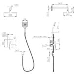 СЕТ ЗА ВГРАЖДАНЕ 2В1 / 3В1 » ICT 8123191BRUSH NICKEL - Image 3