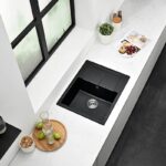 Гранитна мивка Inter Ceramic ICGS 8220 BLACK - модерен дизайн и изключителна здравина - Image 2