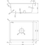 Кухненска мивка от композитен материал ICGS 8274G - Image 3