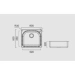 Гранитна мивка ICGS 8302 GRAY - Image 2