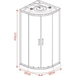 Хидромасажна кабина ЧАР  ICSH  888LT NEW EASY ASSEMBLE - Image 5