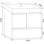 Мебели - комплекти в сет ICP 9048 + 7046 UP - Image 7