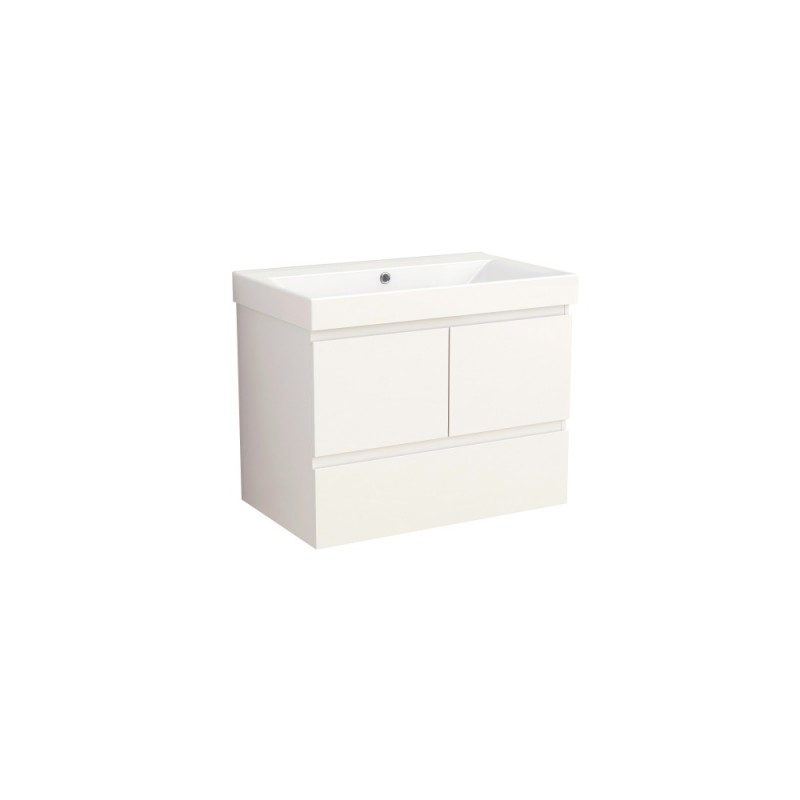 9048-75W_web_1-800x800-1.jpg Долен конзолен PVC шкаф за баня Inter Ceramic 9048-75W+УМИВ. 5953W-76CM AMBROGIO-75 – функционално и елегантно решение в бяло - Image 1