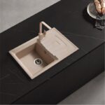 Комплект за кухня Inter Ceramic BG 8104 SAND + 233010 SAND – Стил, здравина и удобство, пясъчен мат