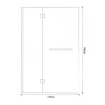 Параван за вана ICS 112 DF L - Image 2