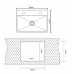 Кухненска мивка алпака ICK 5042 - Image 4