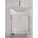 Долен шкаф за баня Inter Ceramic ICP 6042 – PVC корпус, бял цвят, с умивалник - Image 6