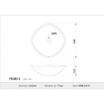 Умивалник Inter Ceramic ICL 4012S – висококачествен умивалник за баня - Image 2