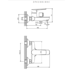 Смесител за вана/душ  ДАНИСТА LEAD FREE » ICF 6280198 - Image 4