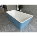 Вана Inter Ceramic ICSH LB 1680 BL – Елегантна синя свободностояща вана за стилна и модерна баня - Image 2