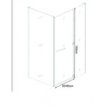 Врата за Душ Кабина ICS 2 - 1350 - Image 2