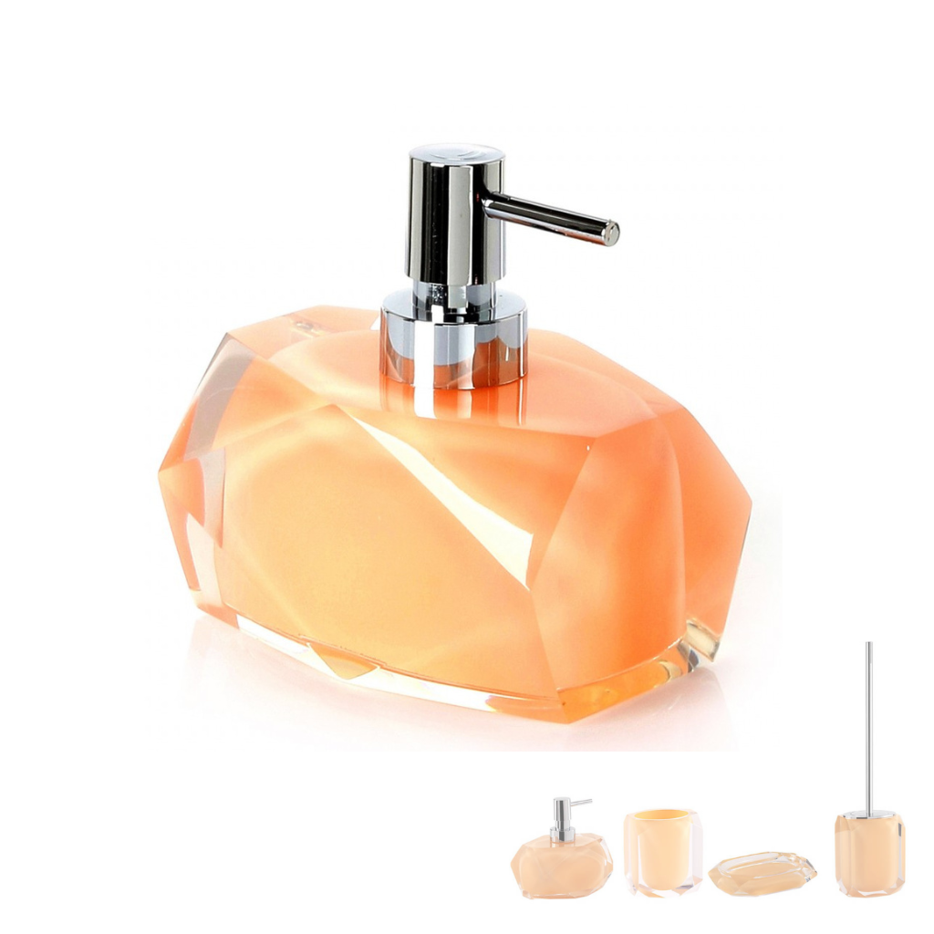 dozator-za-techen-sapun-chanelle-pesca201.png Дозатор за течен сапун Chanelle Pesca – стилно бижу за баня - Image 1